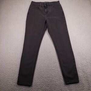 CALVIN KLEIN Jeans Womens Size 30 High Rise Skinny Black Stretch Denim 30x29